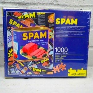 Sealed 1000 Piece Food Spam Jigsaw Puzzle Aquarius 65-208